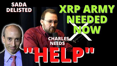 CARDANO ADA Leader Reaches Out For Help From The XRP Army | Times Have Changed