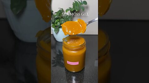 Turmeric sea moss gel! 💛🌼