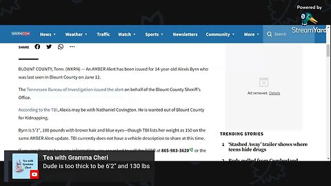 #FoundSAFE | AMBER Alert | Alexis Byrn Blount County, TN