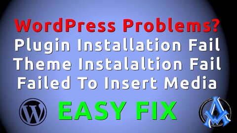 Failed To Insert Media | Plugin Installation Fail | Theme Installation Failed | WordPress Problems