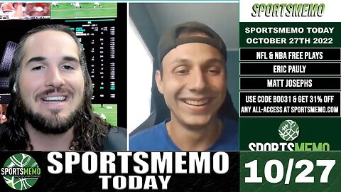 Free Sports Picks | NFL Week 8 Predictions & Props | Mavericks vs Nets Props | SM Today 10/27