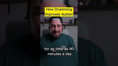 How Drumming Improves Autism @TheAspieWorld #autism #shorts #actuallyautistic