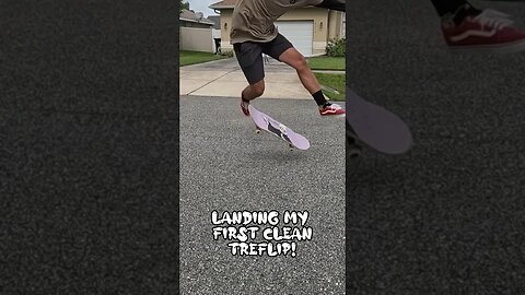 Learning how to Tre Flip! #short