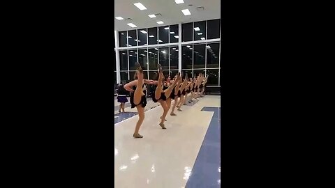 Local marching bands perform in cafeteria after storms cancels football game