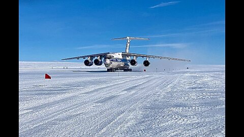 Ilyushin Il-76VD-90 in Antarctica russian mission