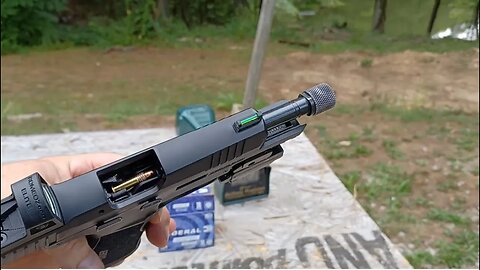 Federal Champion (plated) 22LR Chrono test 4" and 8.5" barrels