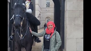 10 minutes of Karen causes chaos #horseguardsparade