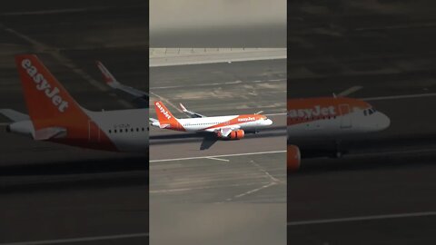 Reverse Thrust after Landing at Gibraltar