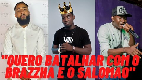 Edi Ventura "Quero batalhar com o Brazzha e com o salomão"