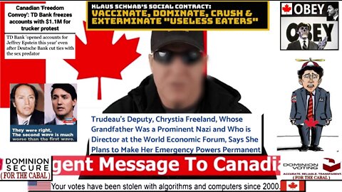 URGENT MESSAGE TO CANADIANS