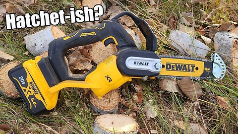 DEWALT 20V 8" Brushless Pruning Chainsaw Review DCCS623B DCCS623L1