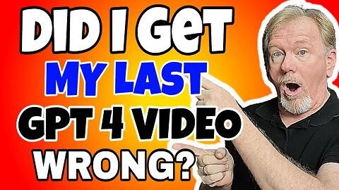 Was I Wrong About Not Paying For GPT4 In Last Week's Video? - Let's Find Out