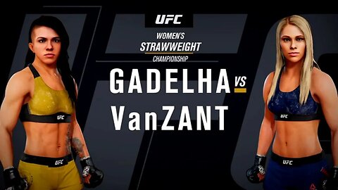 EA Sports UFC 3 Gameplay Paige VanZant vs Claudia Gadelha