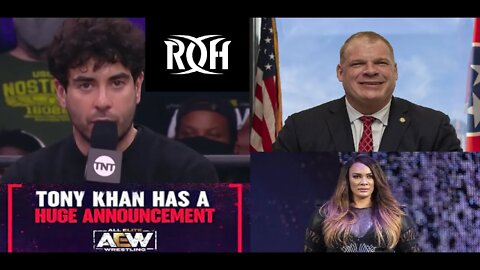 WOKE WRESTLING FANS & THE FLOP AEW ANNOUNCEMENT ft. Glenn Jacobs, Nia Jax & Tony Khan Buying ROH