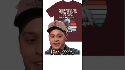 Pete Davidson Needs to be Studied Meme Mark Twain Quote #shorts