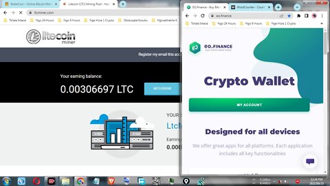 How To Make Money By Using Free Litecoin Miner At LTCMiner Step By Step And Withdraw At EO.Finance