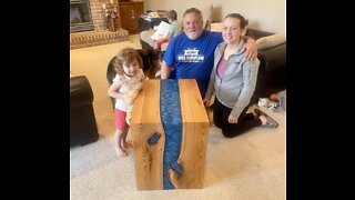 April’s waterfall table build part 3 final