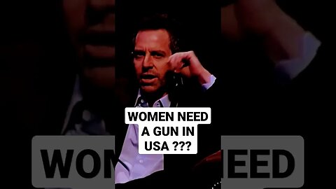 Do women need GUNS? #samharris #gunrights #gunsafety #usa #politics #womensrights #pangburn #cnn