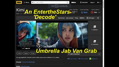 EntertheStars: Umbrella Jab Van Grab in SIRI Movie KIMI #shorts [05.04.2022]