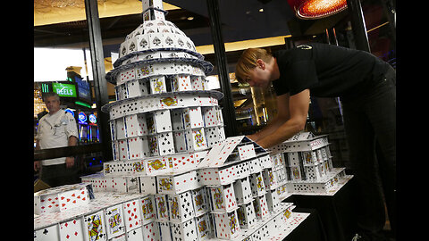 Building The Largest Playing Card Structure - Guinness World Records