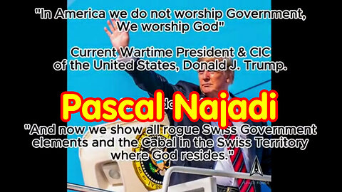 Pascal Najadi Verdict's In, The Ongoing Retribution Current Wartime President And Cic.. 6/4/24..