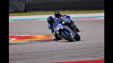 Watch Kyle Wyman Pass Me Like I Standing Still at COTA Ridesmart April 4 2021