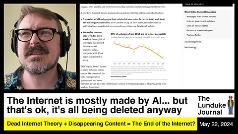 End of the Internet? Dead Internet Theory + Disappearing Content = Rut Roh