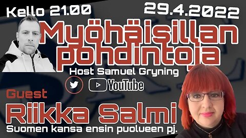 Myöhäisillan pohdintoja - Riikka Salmi, SKE pj.