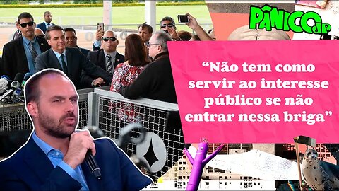 JAIR ERROU AO CONFRONTAR CONSÓRCIO DE IMPRENSA? EDUARDO BOLSONARO RESPONDE