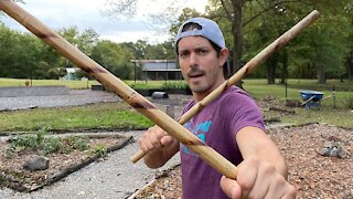 Double Stick Fighting Basic Drill - Escrima Sticks (Filipino Martial Arts)