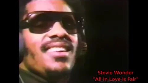 Stevie Wonder: All in Love is Fair (Live in studio) (My "Stereo Studio Sound" Re-Edit)