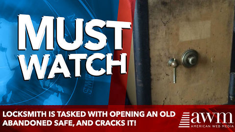 Locksmith Is Tasked With Opening An Old Abandoned Safe, And Cracks It!