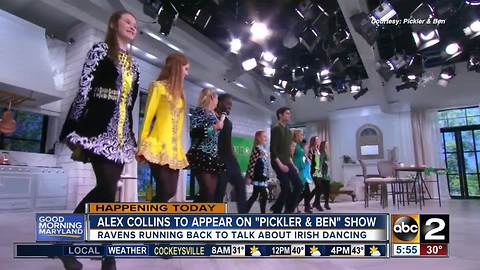 Ravens RB Collins to talk Irish dancing on Pickler and Ben