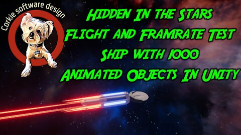 Hidden In The Stars - Flight and Framerate Test - 1000 Objects