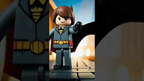 Trailer cute Batman in a Playmobil Style #shorts#shortsvideo#Batman#Playmobil