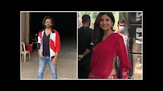 Kartik Aaryan and Shilpa Shetty spotted at Film City | SpotboyE