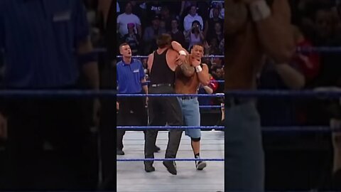 Smackdown highlights , The undertaker chokeslam on John Cena !! #shorts