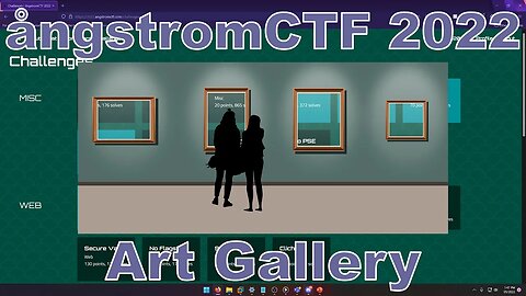 angstromCTF 2022: Art Gallery