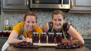 Spiced Cherry Butter Recipe [Canning Tutorial]