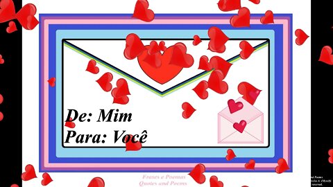 Eu te mando essa carta de amor, meu coração te ama bebê, amor da minha vida! [Frases e Poemas]