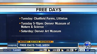 Money Saving Monday: Free things to do this week