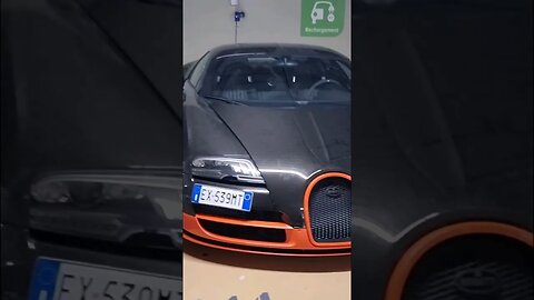 😱Bugatti Veyron Supersport semi-abandoned in Monaco parking garage #monaco #montecarlo #bugatti