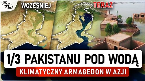 PAKISTAN pod WODĄ - Powódź WSZECHCZASÓW i SUSZA W CHINACH