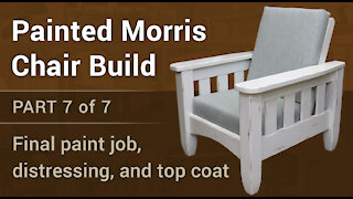 Woodworking - Painted Morris Chair Build (Part 7 of 7)