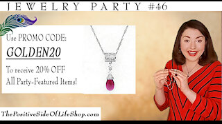 Emerald Cut Crystal Necklace *Limited*, Bangles, Crystal and Stones and MORE - Jewelry Party #46