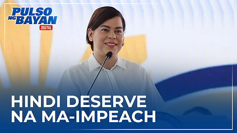 VP Sara Duterte, hindi deserve na ma-impeach —Pang. Marcos