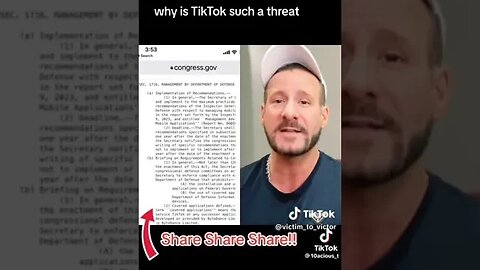 #USA #TikTok #Ban Underway Linking Bill With #Defense Bill. #censorship #Politics #share