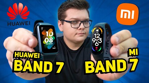 QUAL É A MELHOR SMART BAND ATUALMENTE? MI BAND 7 vs HUAWEI BAND 7