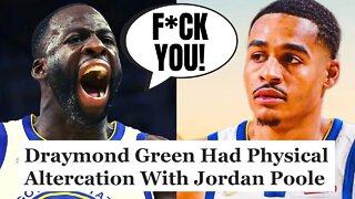 Draymond Green PUNCHES Warriors Teammate Jordan Poole At Practice | Facing Team Discipline!