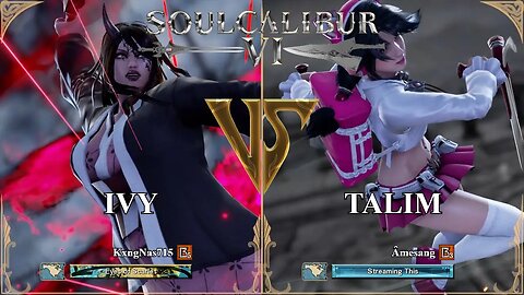 SoulCalibur VI — KxngNas715 (Ivy) VS Amesang (Talim) | Xbox Series X Ranked